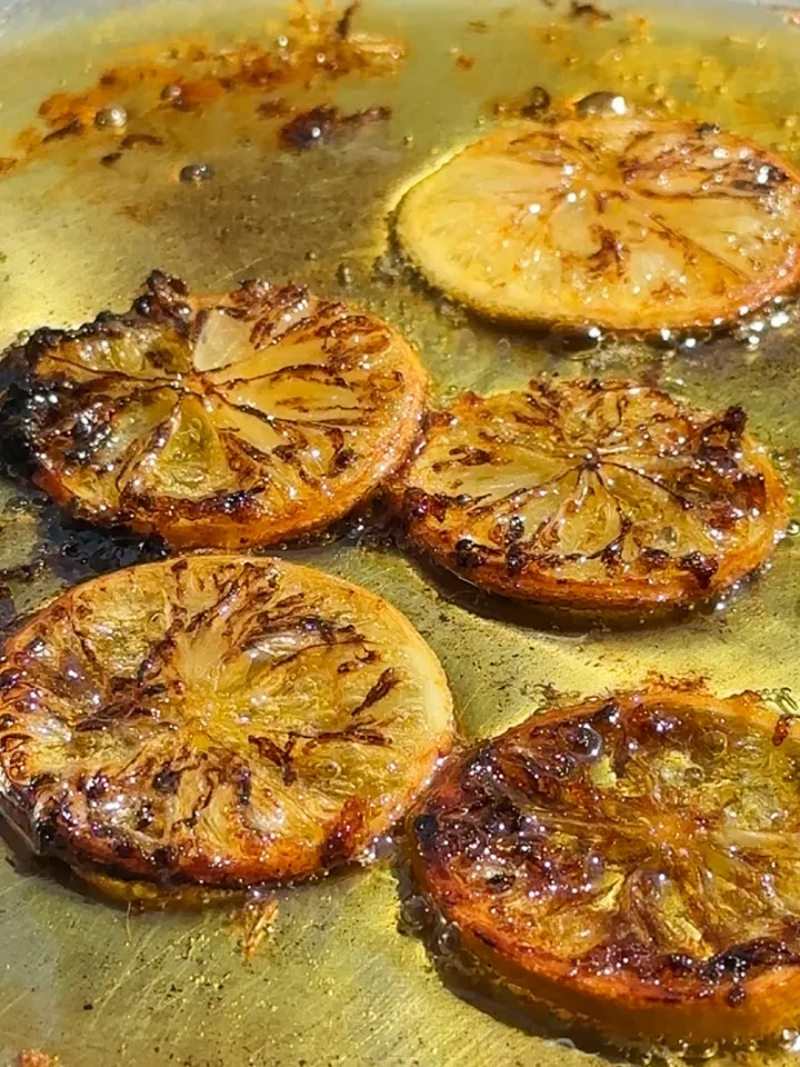 Caramelized Lemon Leek Couscous Salad