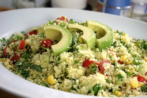 Couscous Summer Salad with Lime Vinaigrette